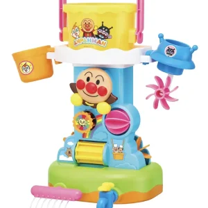 Agatsuma Anpanman Bucket Splash Bath Toy for Toddlers Ages 1.5 and Up