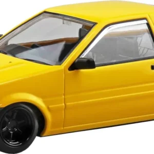 Aoshima Rakupla Snap Kit Toyota Sprinter Trueno Custom Yellow Model Car