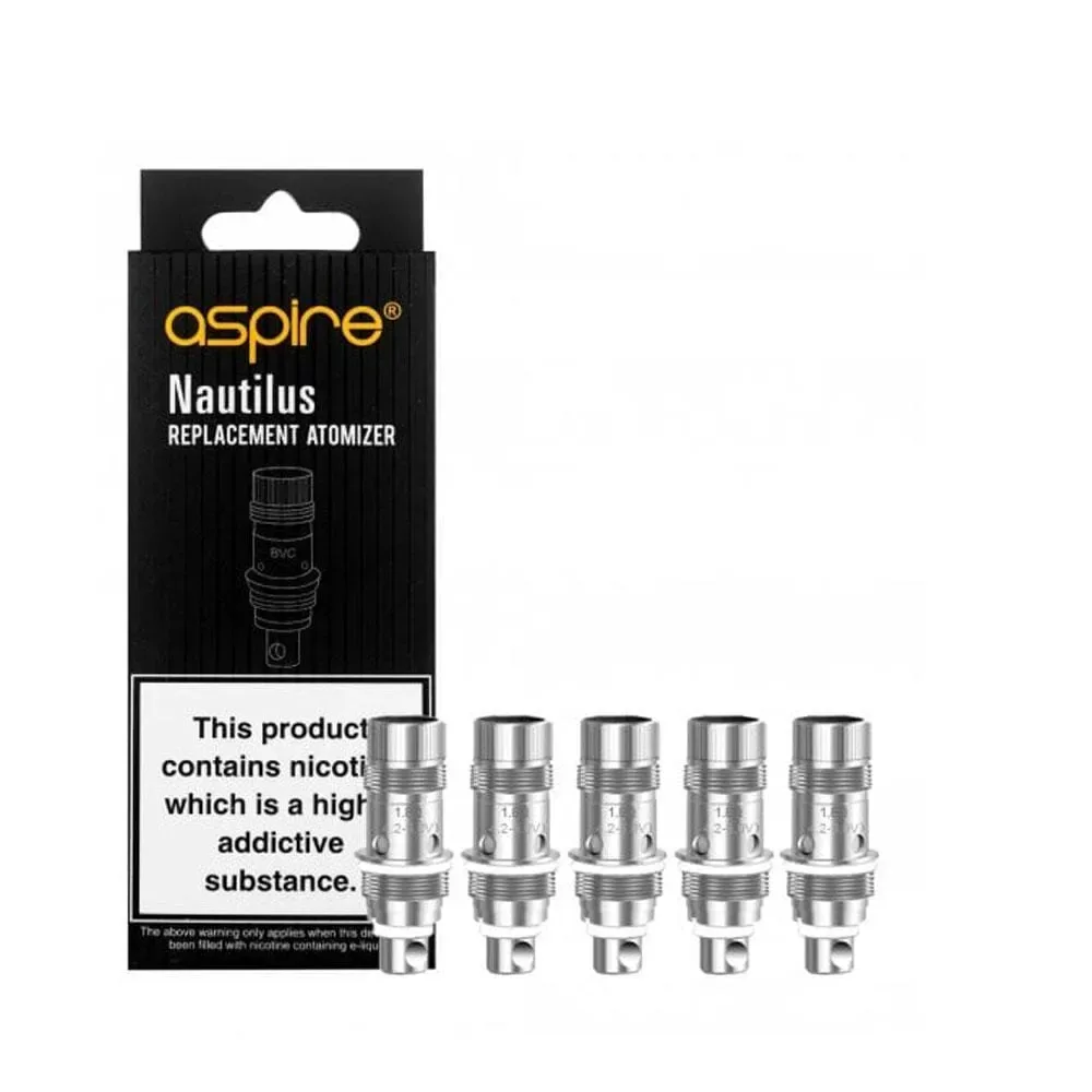 Aspire – Nautilus – 1.6 ohm – Coils (Pack of 5)