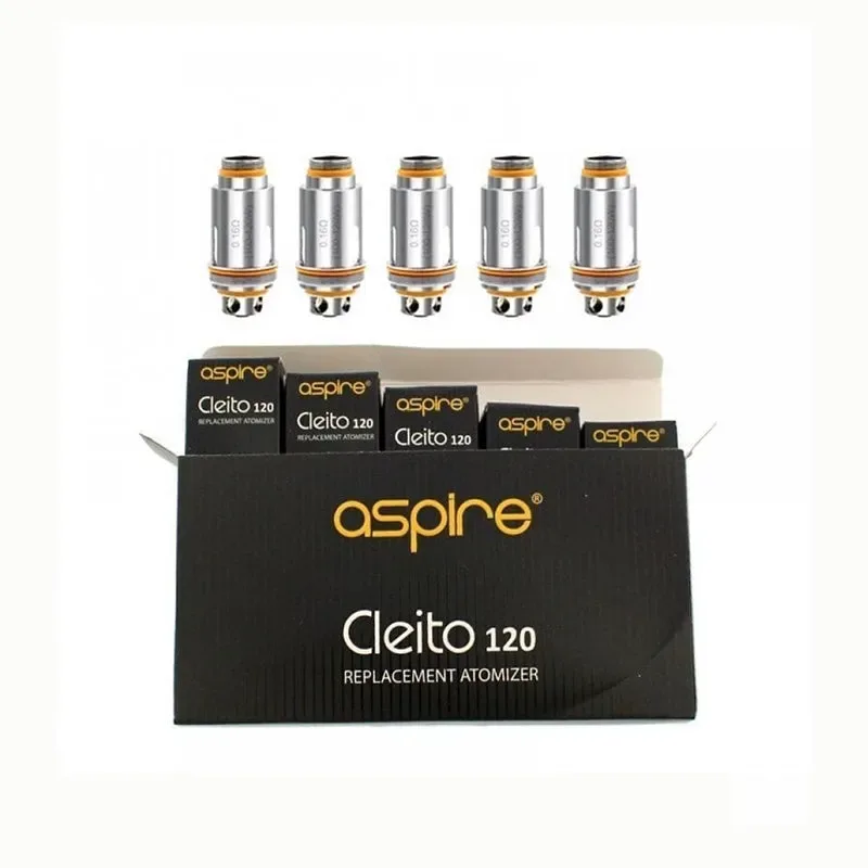 Authentic Aspire Cleito 120 Replacement Coils 0.16 Ohm