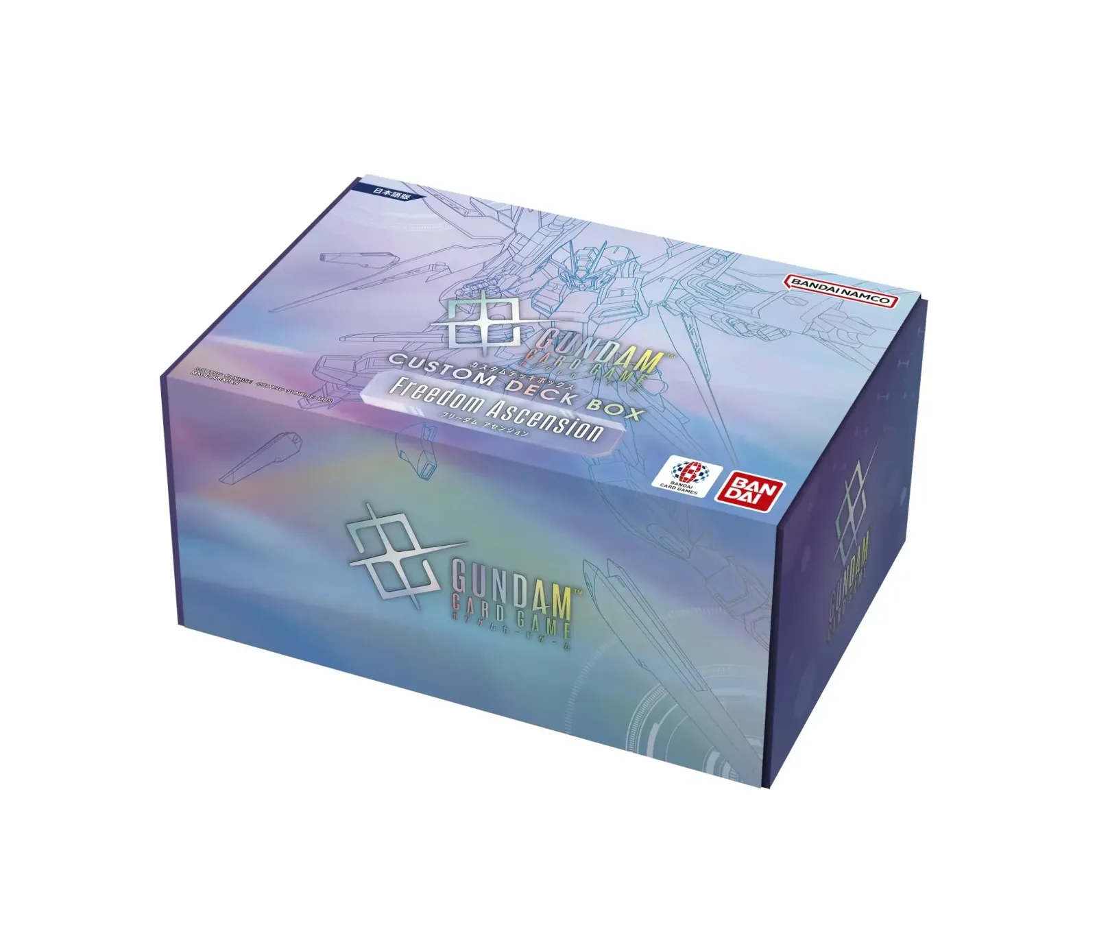 Bandai Gundam Card Game Freedom Ascension Custom Deck Box