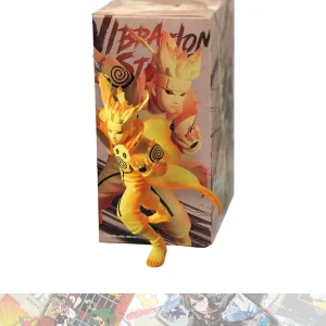 Bandai Spirits Minato Namikaze 14cm Vibrating Star Figure with Trading Card