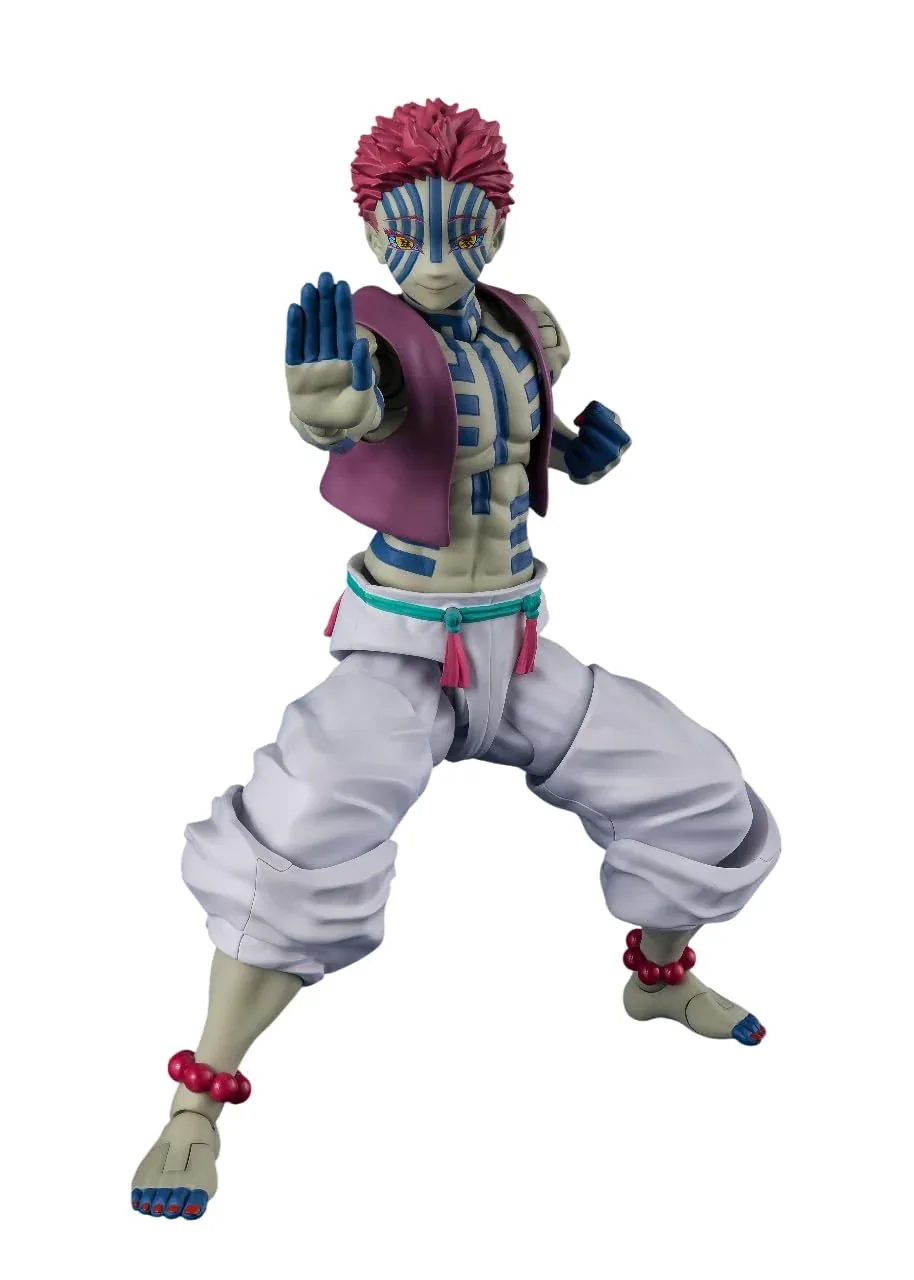 Bands Shfiguarts Akaza Figure Demon Slayer Kimetsu No Yaiba Collectible