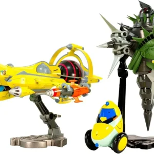 BellFine Space Dandy Mechanic Selection 3-Piece Plastic Model Kit