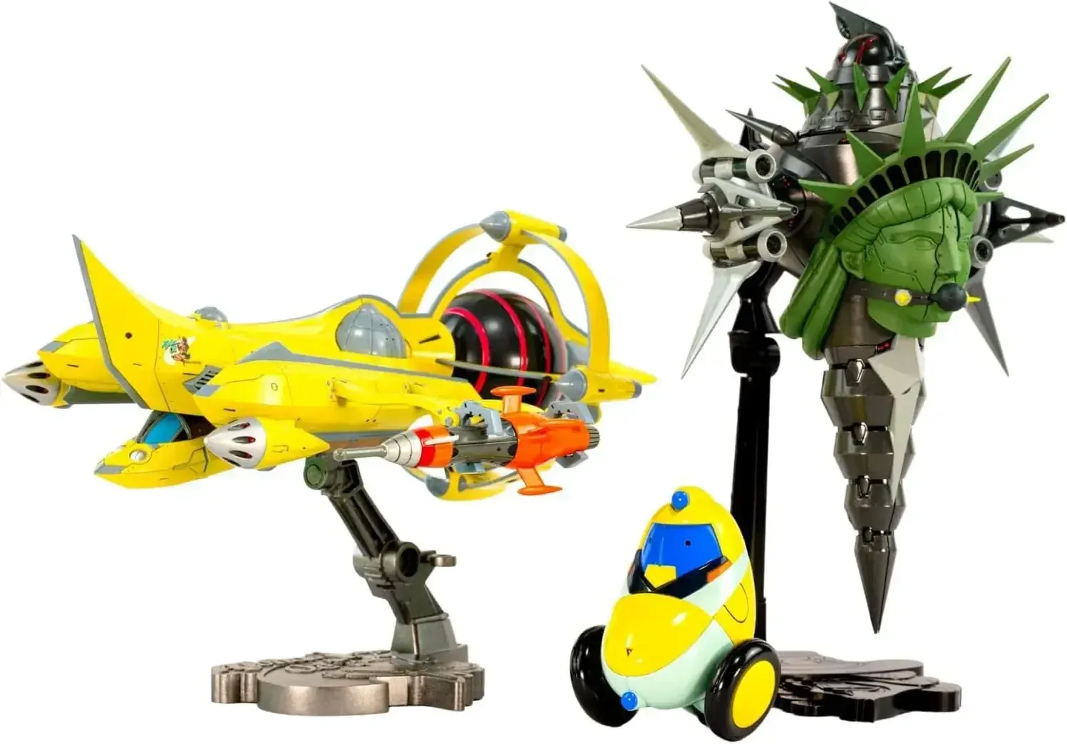 BellFine Space Dandy Mechanic Selection 3-Piece Plastic Model Kit