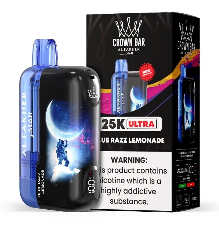 Blue Razz Lemonade Al Fakher Crown Bar Ultra 25K