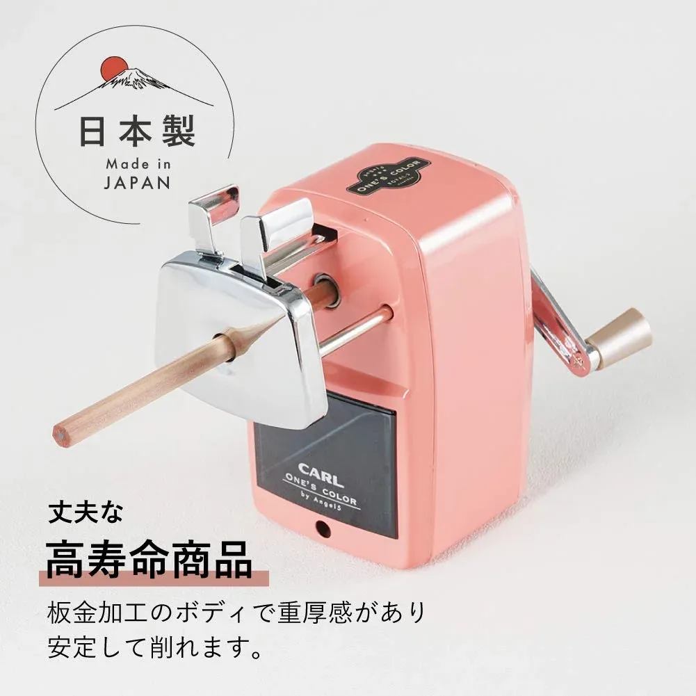 Carl Desktop Pencil Sharpener Angel 5 Royal 3 Cream Pink - Image 2