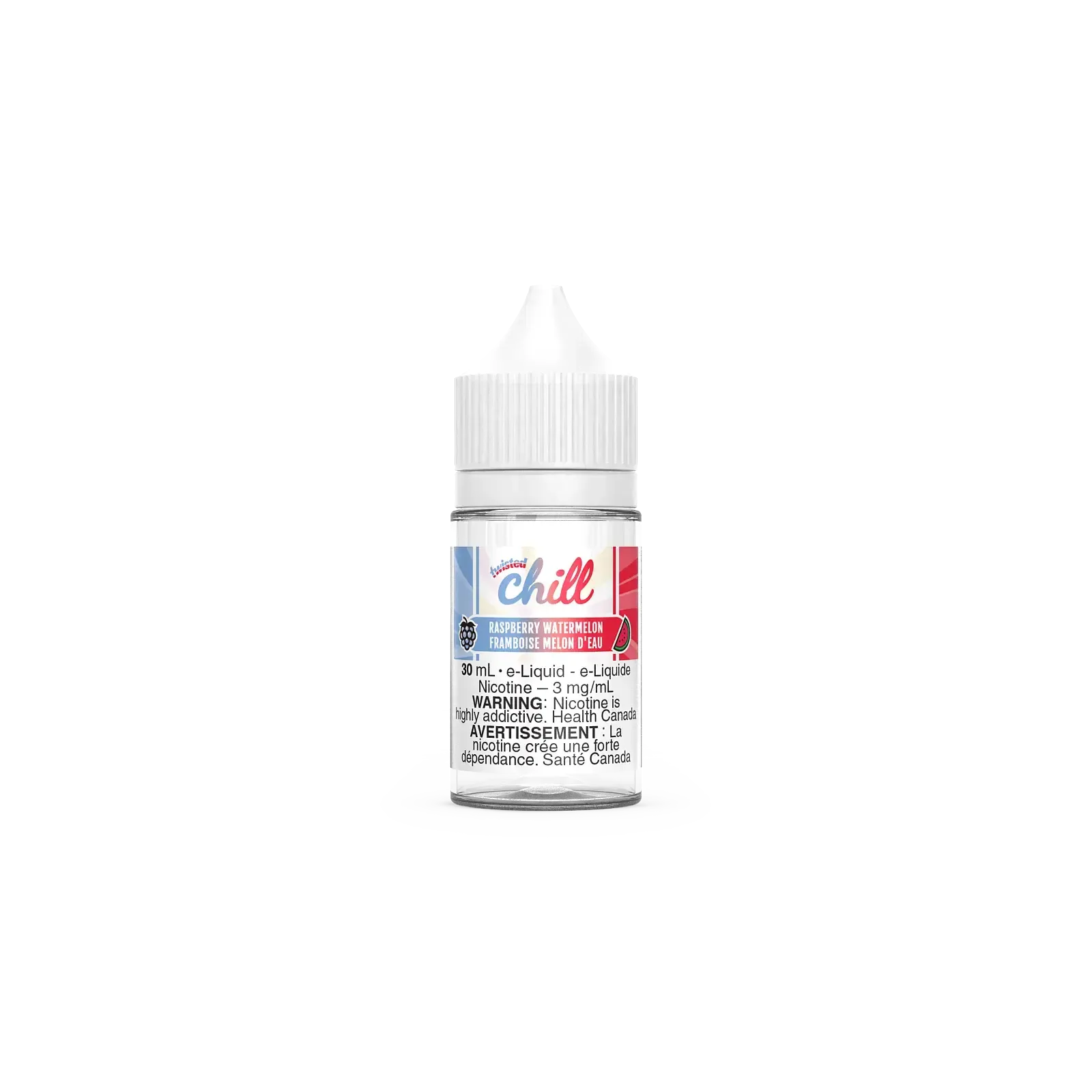 Chill Nic Salt - Raspberry Watermelon (30mL) | Vape Cloud Canada
