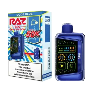 Code Blue - RAZ RX 50K Dew Edition Disposable Vape