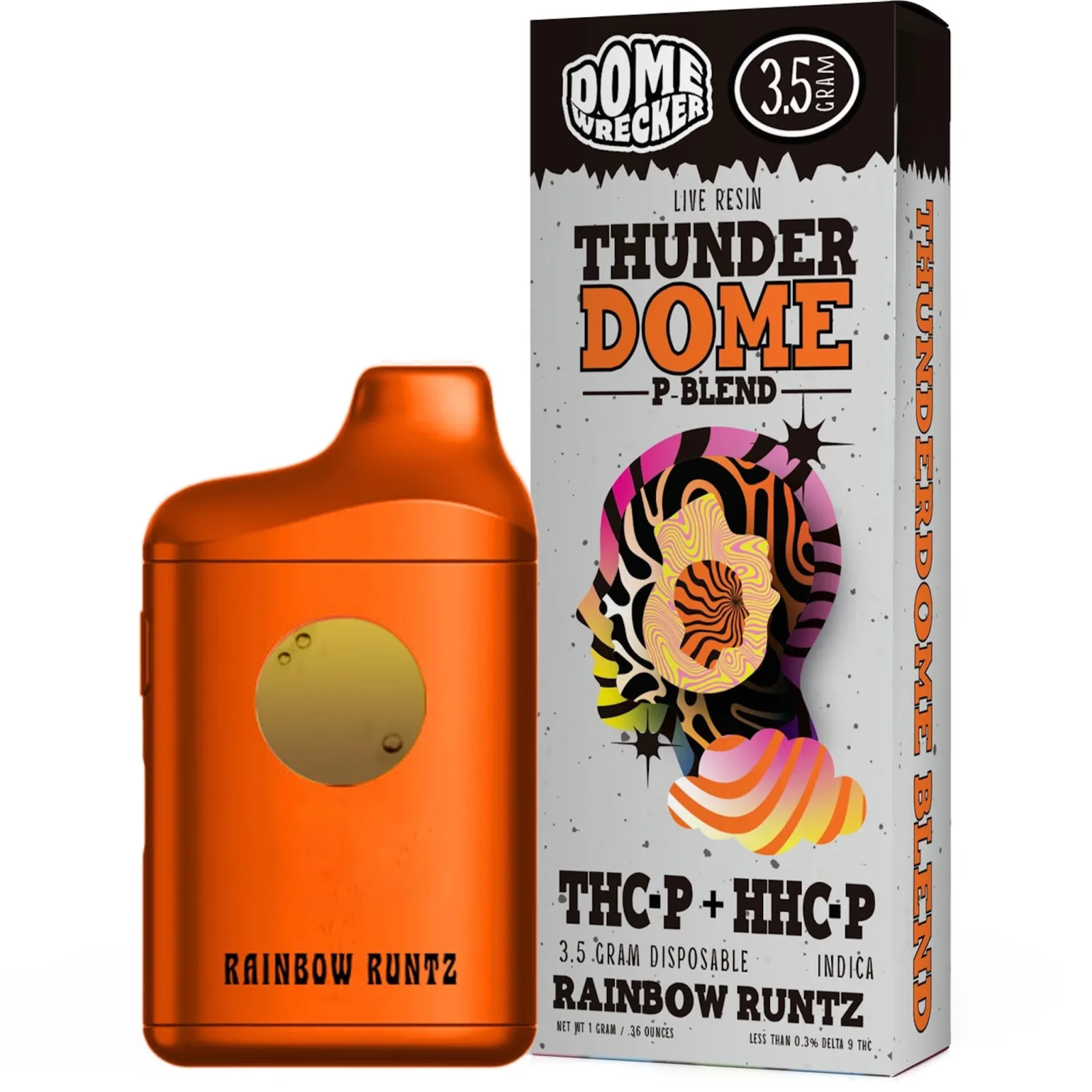 Dome Wrecker Thunder Dome Live Resin P-Blend Vaporizer - 3500mg - Image 2