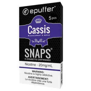 ePuffer SNAPS® Cassis Cartomizers