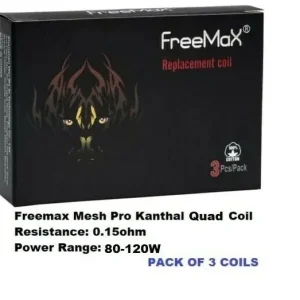 Freemax Mesh Pro Kanthal Quad Mesh Coils – High-Performance Replacement Coils