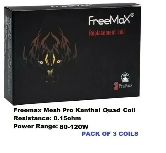 Freemax Mesh Pro Kanthal Quad Mesh Coils – High-Performance Replacement Coils