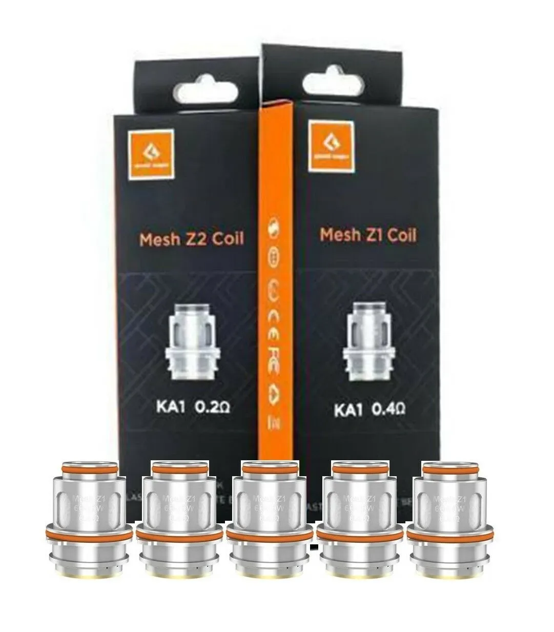 GEEK VAPE ZEUS Sub Ohm Mesh Coils (Pack of 5) – Premium Replacement Coils