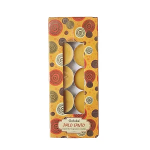 Goloka - Palo Santo 10pk, 11g Tea Light Candle