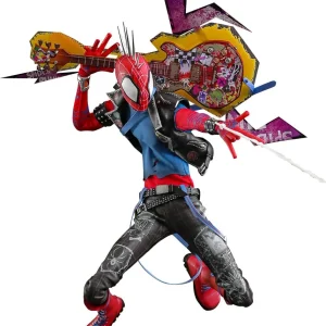 Hot Toys 1/6 Scale Spider-Man Spider-Punk Figure Across The Spider-Verse