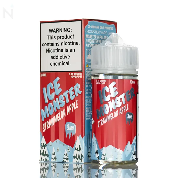 Ice Monster E-Liquid – Strawmelon Apple 100ml
