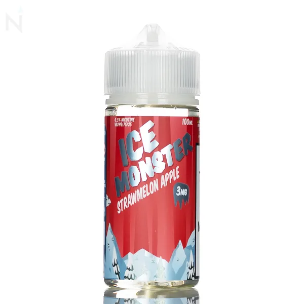 Ice Monster E-Liquid – Strawmelon Apple 100ml - Image 2
