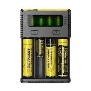 Intellicharger i4 by NITECORE | Intelligent 4-Bay Charger