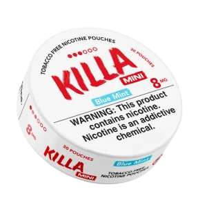 Killa Blue Mint Mini 8mg Nicotine Pouches (5 Pack)