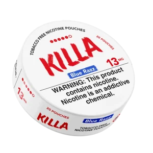 Killa Blue Razz 13mg Nicotine Pouches (5 Pack)