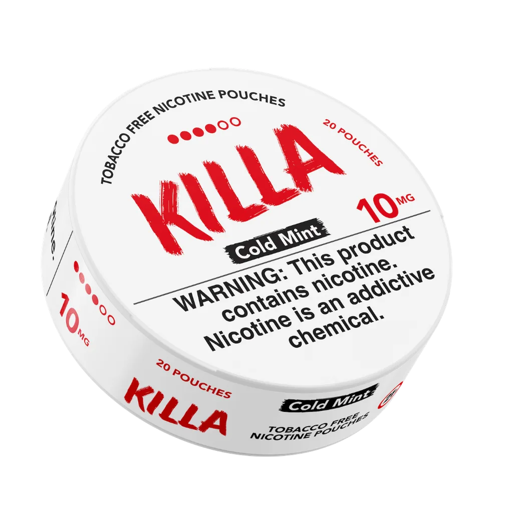 Killa Cold Mint Nicotine Pouches (5 Pack) - Image 2