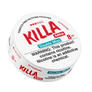 Killa Double Mint Mini 8mg Nicotine Pouches (5 Pack)