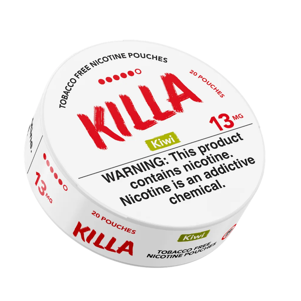 Killa Kiwi 13mg Nicotine Pouches (5 Pack)