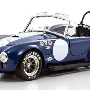 Kyosho 1/18 Scale Shelby Cobra 427SC Blue White Stripes Finished Model