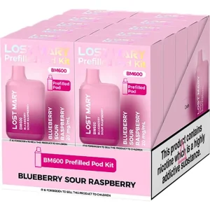 Lost Mary BM600 pod vape kit 10 pack