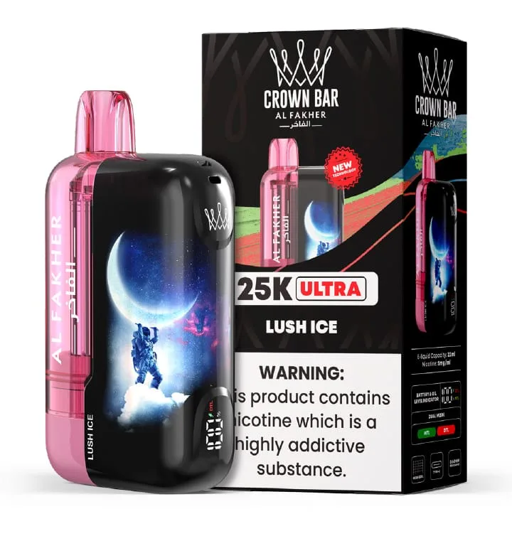 Lush Ice Al Fakher Crown Bar Ultra 25K