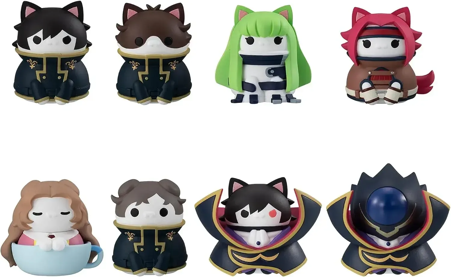 MegaHouse Code Geass Nyan Codo 8-Piece Mini Figure Collection