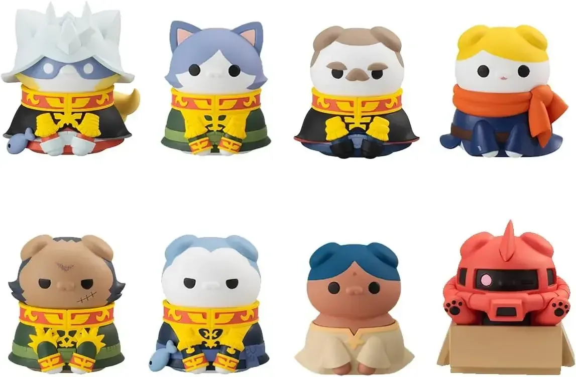 MegaHouse Mega Cat Gundam Nyandam Zion 8-Figure Collection
