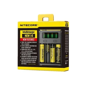 Nitecore NEW i4 Intellicharge Battery Charger UK for 18650 26650 20700 16340