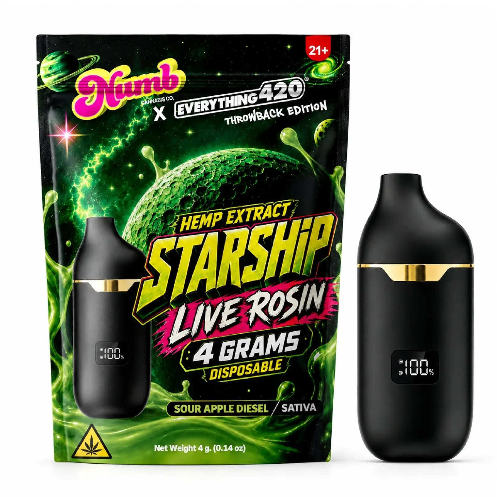 Numb x E420 Starship Device - 4000mg - Image 2