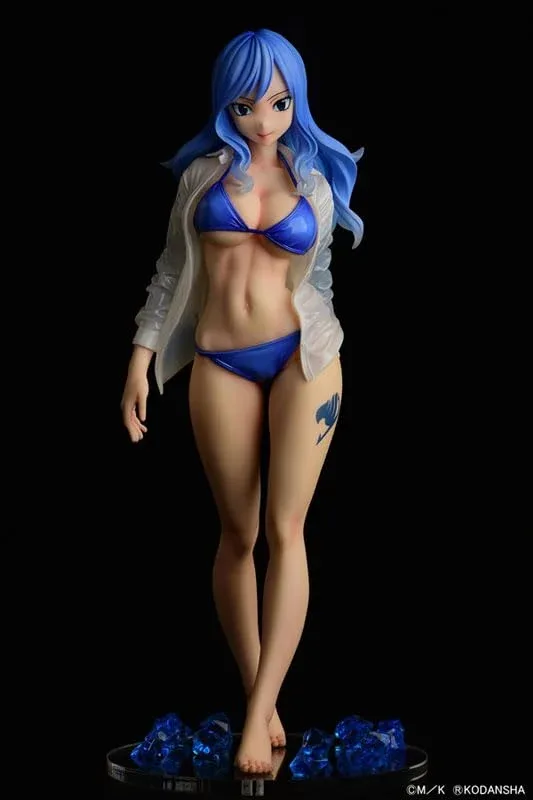 Orca Toys Fairy Tail Juvia Lockser 1/6 Figure Gravure Style Sheer Wet Shirt Edition