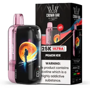 Peach Ice Al Fakher Crown Bar Ultra 25K