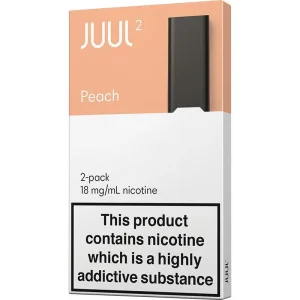 Peach JUUL2 pods 2 pack