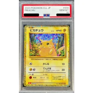 Pikachu Classic Holofoil Card 008/032 PSA 10 Pokémon Japanese TCG