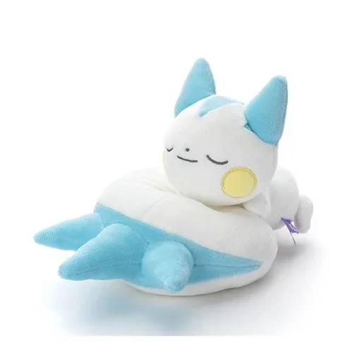 Pokemon Sleepy Friend Pachirisu Plush Toy - Small, Soft & Cuddly - Image 2