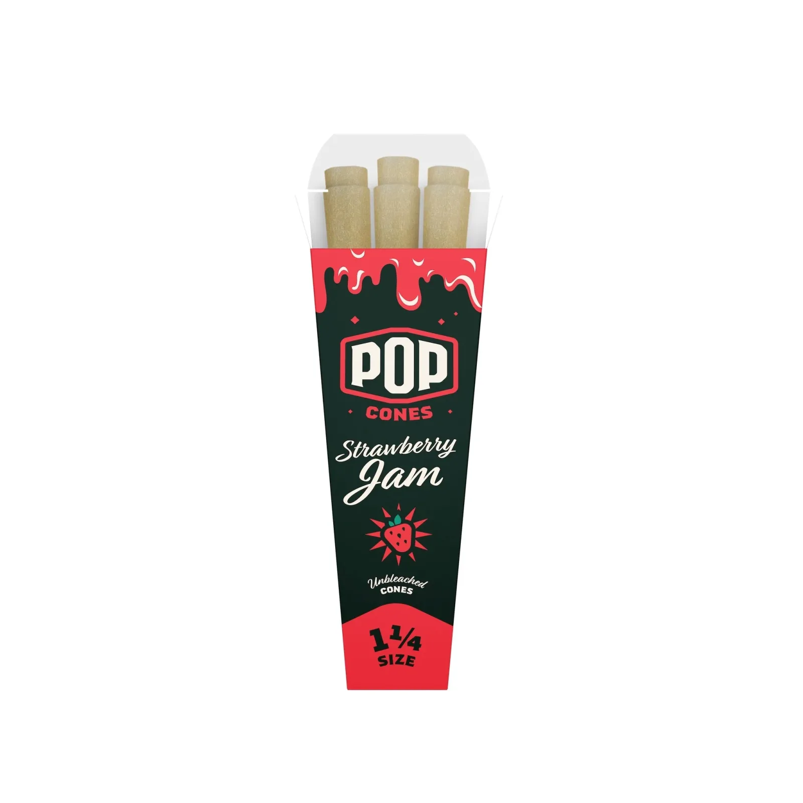 Pop Cones Unbleached 1 1/4" - 6ct - Image 2