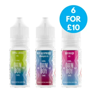 Ohm Boy 5mg SLT 10ml Nic Salt (50VG/50PG)