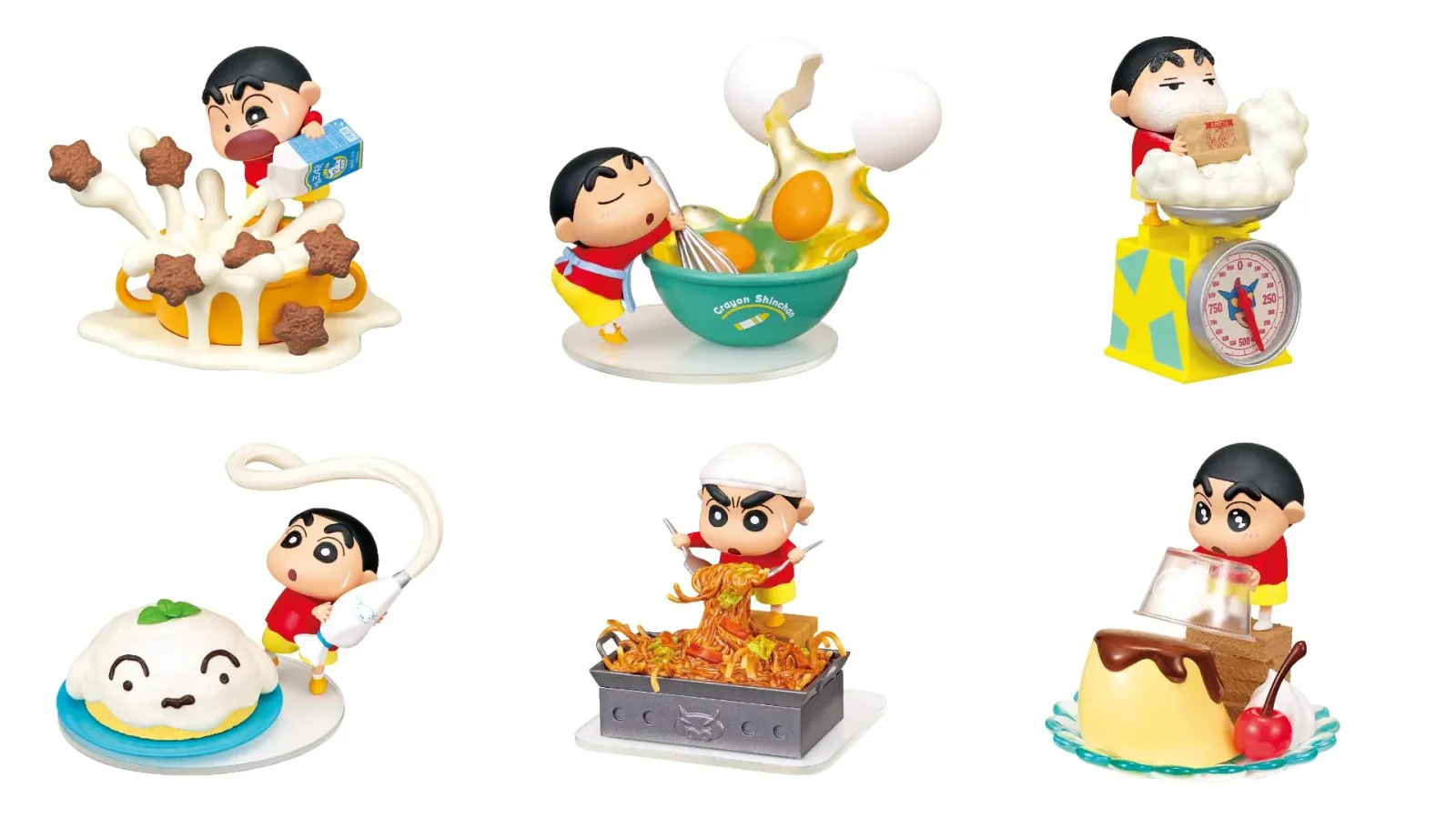 Re-Ment Crayon Shin-Chan Cooking Helper Box - Compact ATBC-PVC ABS 105x145x215mm
