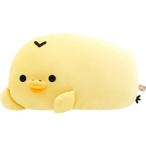 San-X Rilakkuma Just Doing It Relaxing Cushion Kiiroitori Mo86401