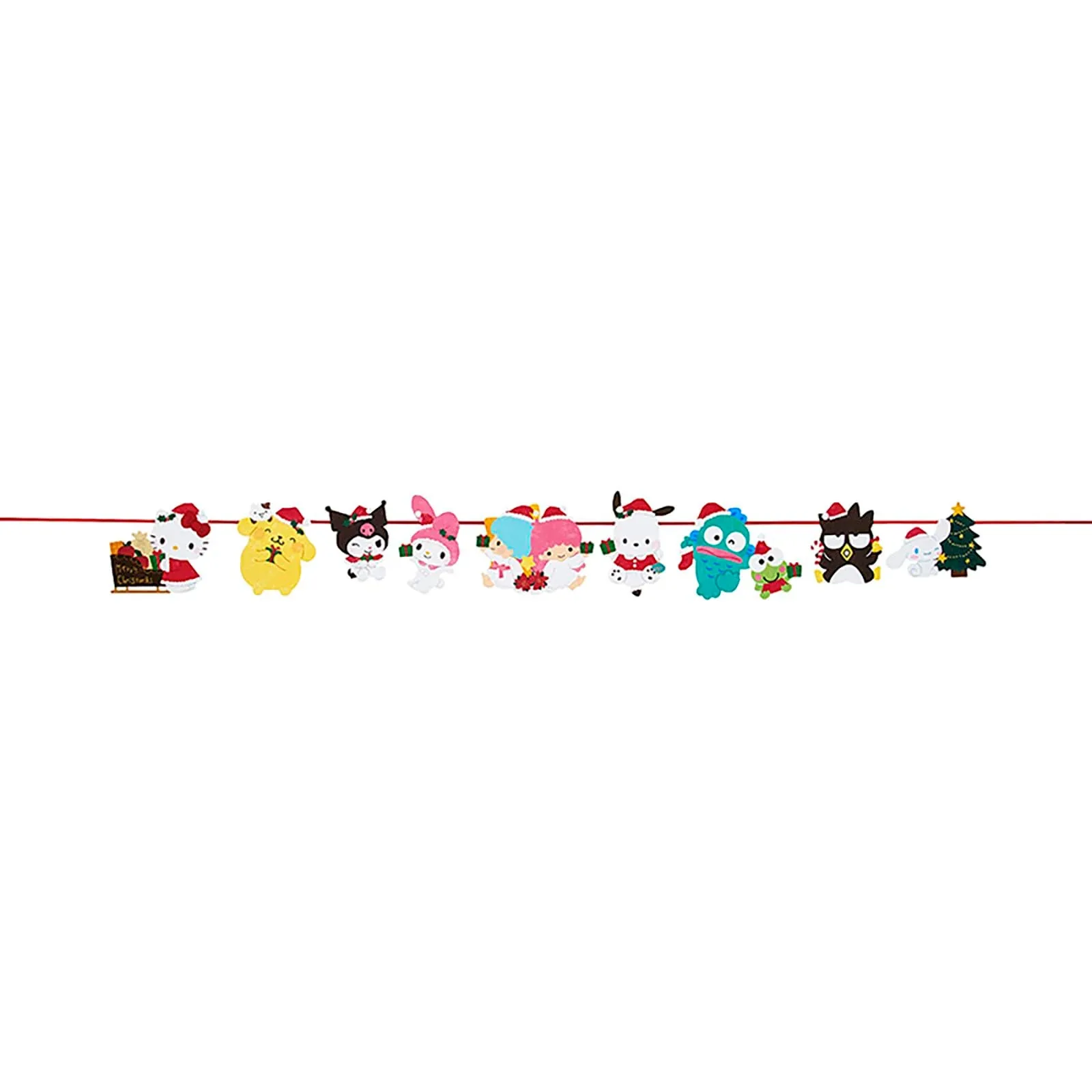 Sanrio Christmas Card with Characters Wall Decor Message Card Jx 59-5 242616