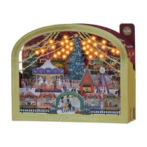 Sanrio Christmas Card with Lights and Melodies Gold Frame Jxpm 7-5 244066