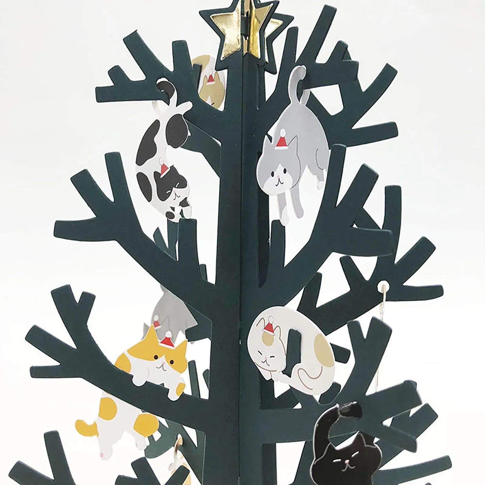 Sanrio Christmas Cat Tree Jx 79-5 Message Card 243167 Christmas Card - Image 2