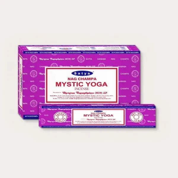 Satya Nag Champa - Mystic Yoga Incense Sticks 15g