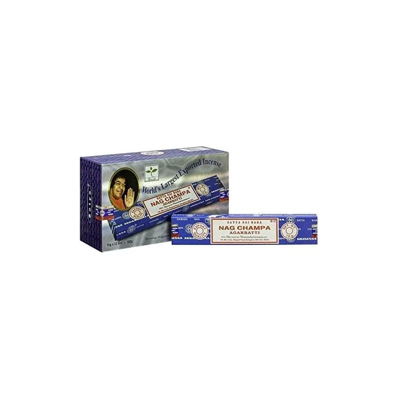 Satya Nag Champa - Nag Champa Incense Sticks 15g - Image 2