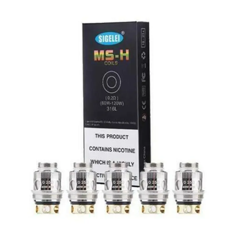 SIGELEI MS & MS-H Moonshot 120 Coils for Sobra Kit | 5 Pack MS-M Coils